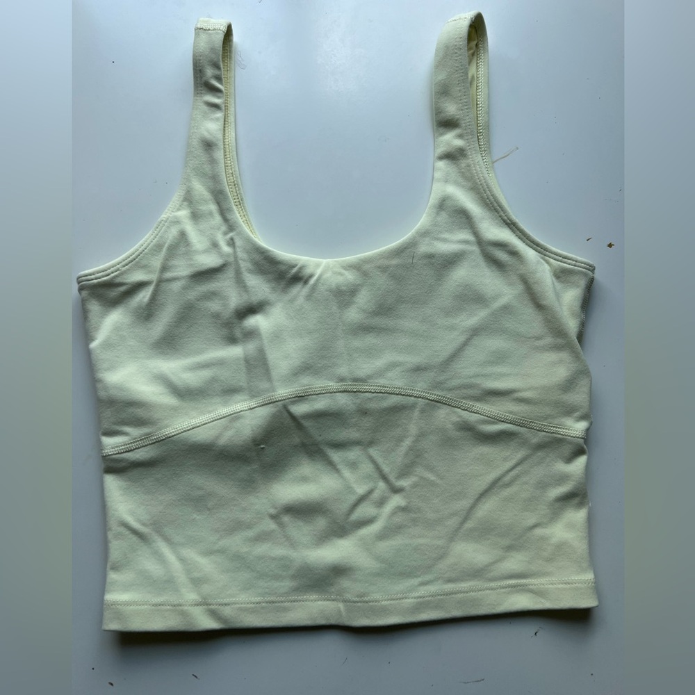 Aritzia TnaBUTTER™ Bound Sports Yellow Tank